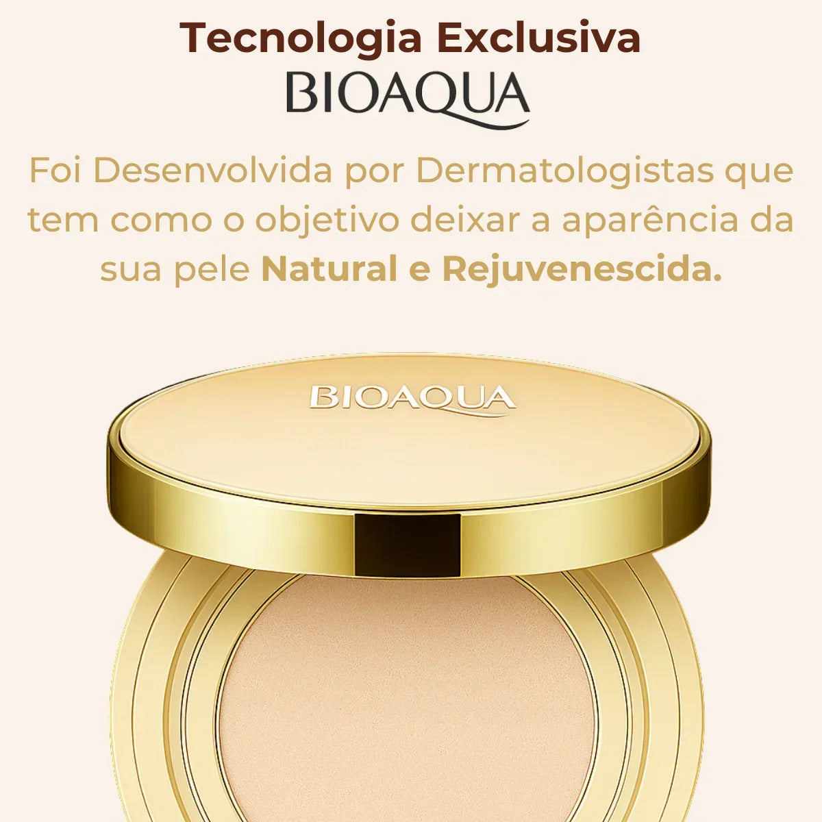 Base Rejuvenescedora Profissional BioAqua™ (Compre 1 Leve 2) + BRINDES