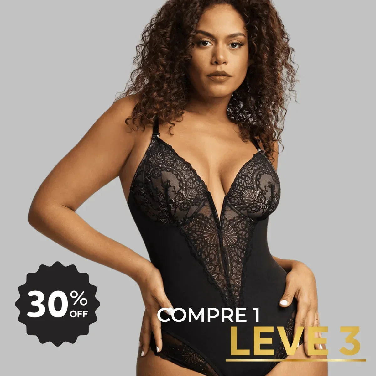 Body Modelador Renda - Sweet™[Compre 1 & Leve 2]