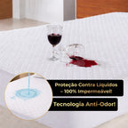 (PAGUE 1 LEVE 3) Prime Soft™ - kit Jogo de Cama Impermeável com Capa e 3 Fronhas + Brindes