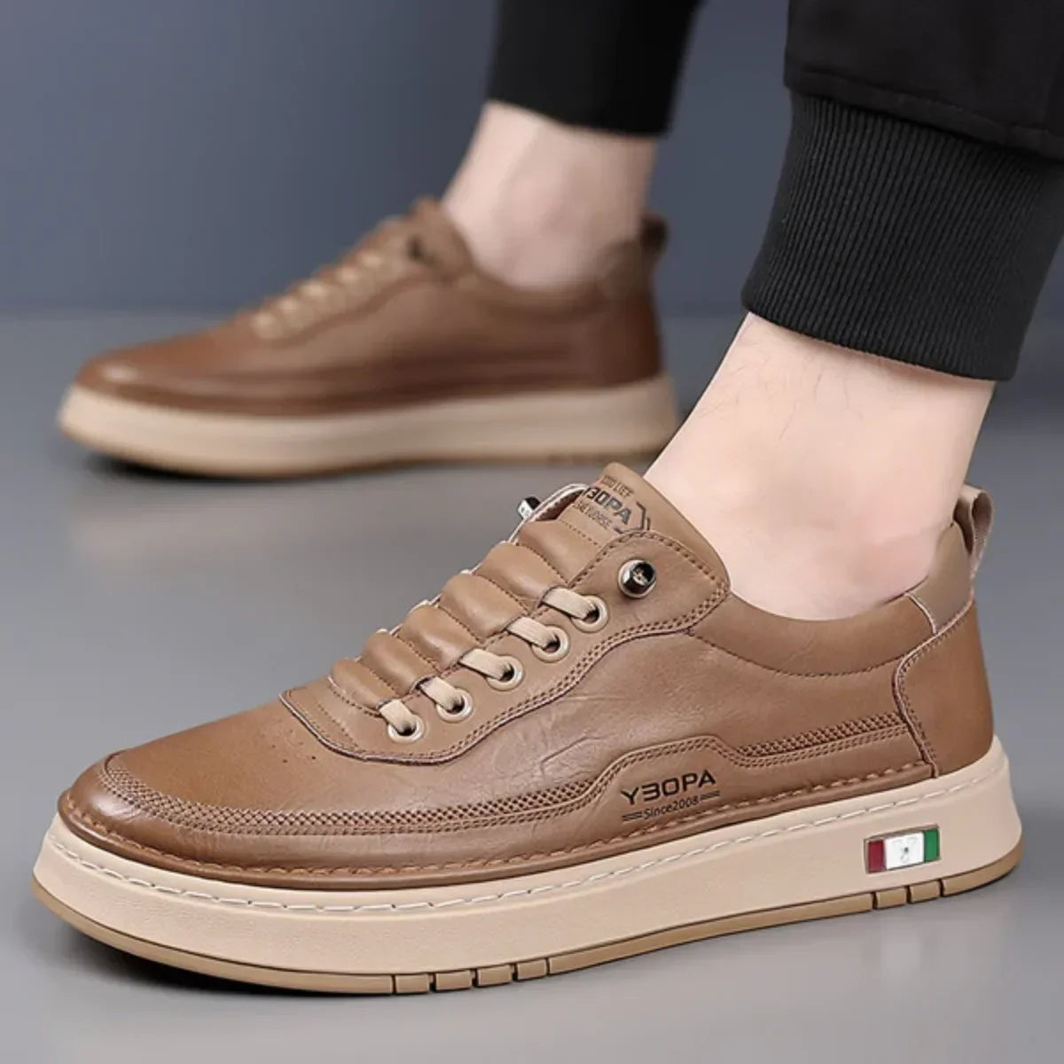 Tênis Lucetti em Couro Italiano