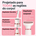 Depilador Elétrico 4 em 1 - DermaGlow