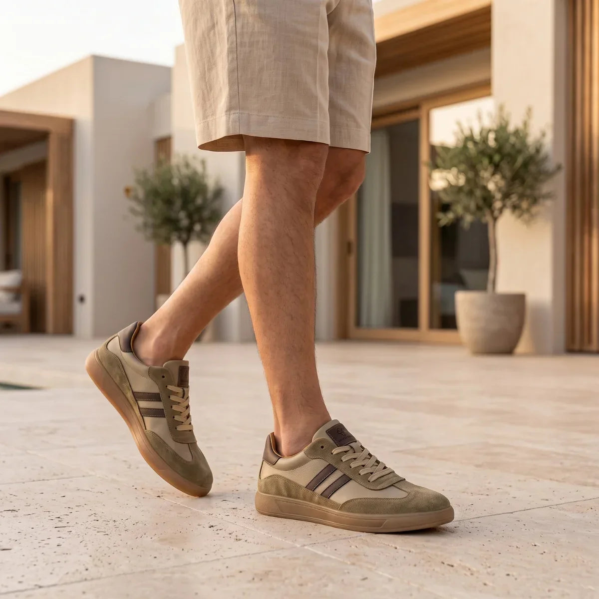 (Compre 1 Leve 2) Tênis Milano Suede™  - Design Italiano e Acabamento de Luxo